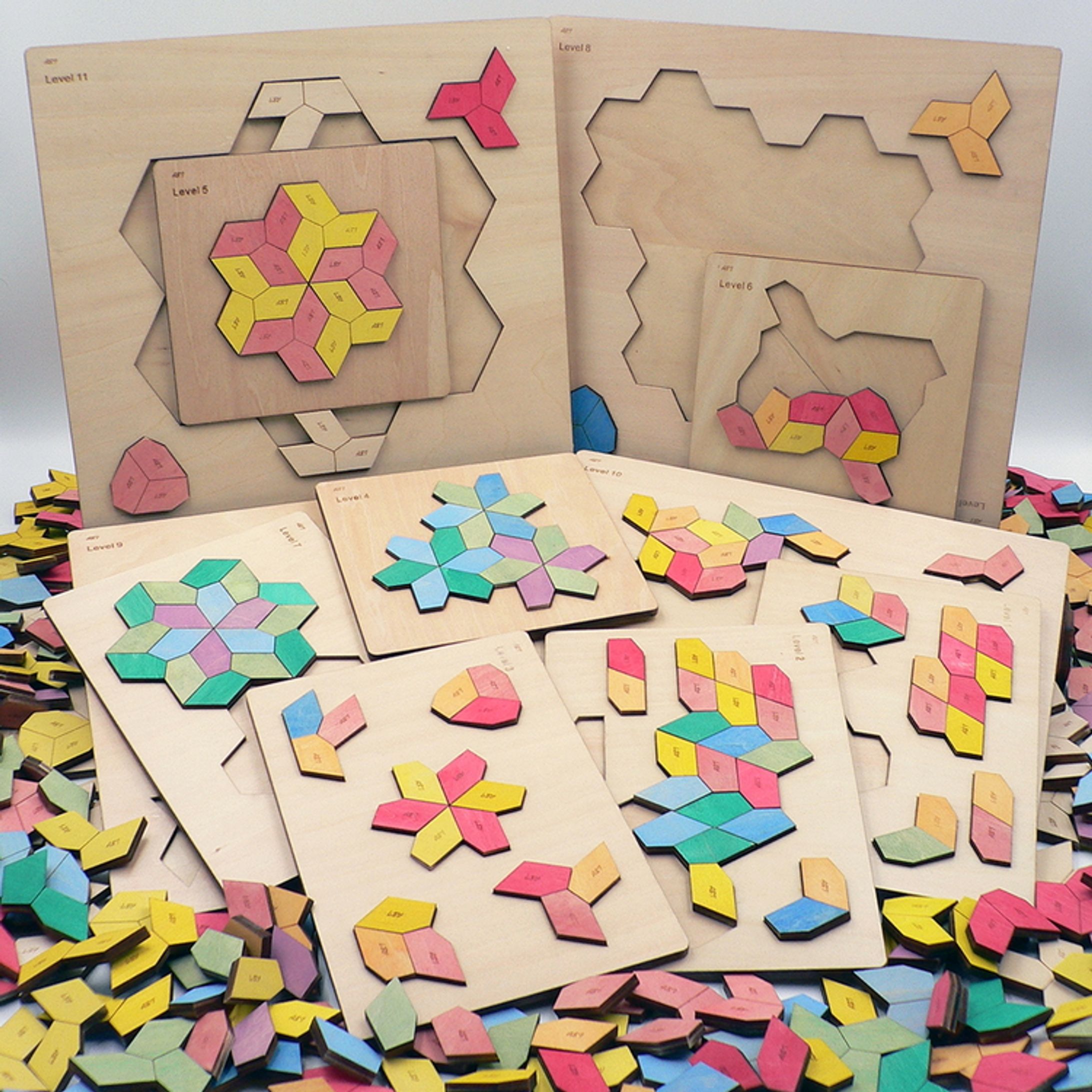 Pentagon puzzle set-1