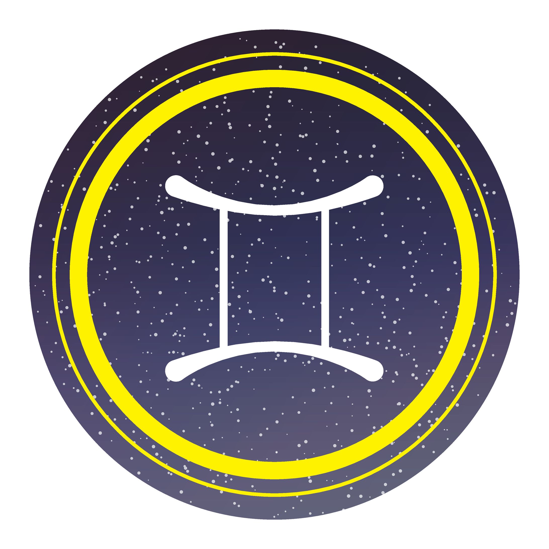 レジン用星座デザイン　双子座-1