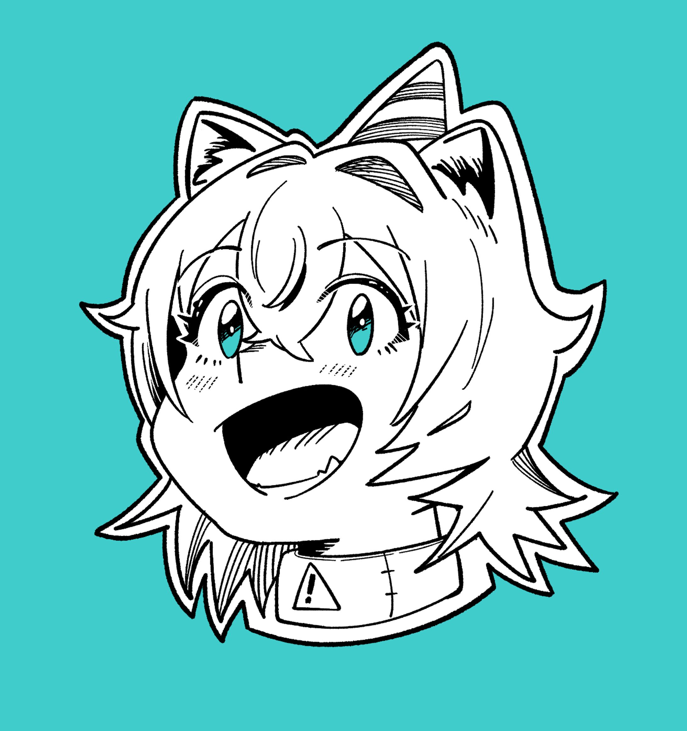 ななしのねこさん・誕生日ステッカー-1