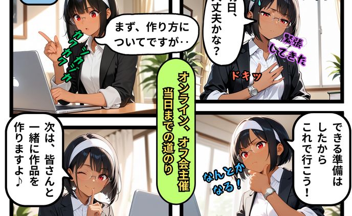 オンライン、オフ会主催。当日までの道のり