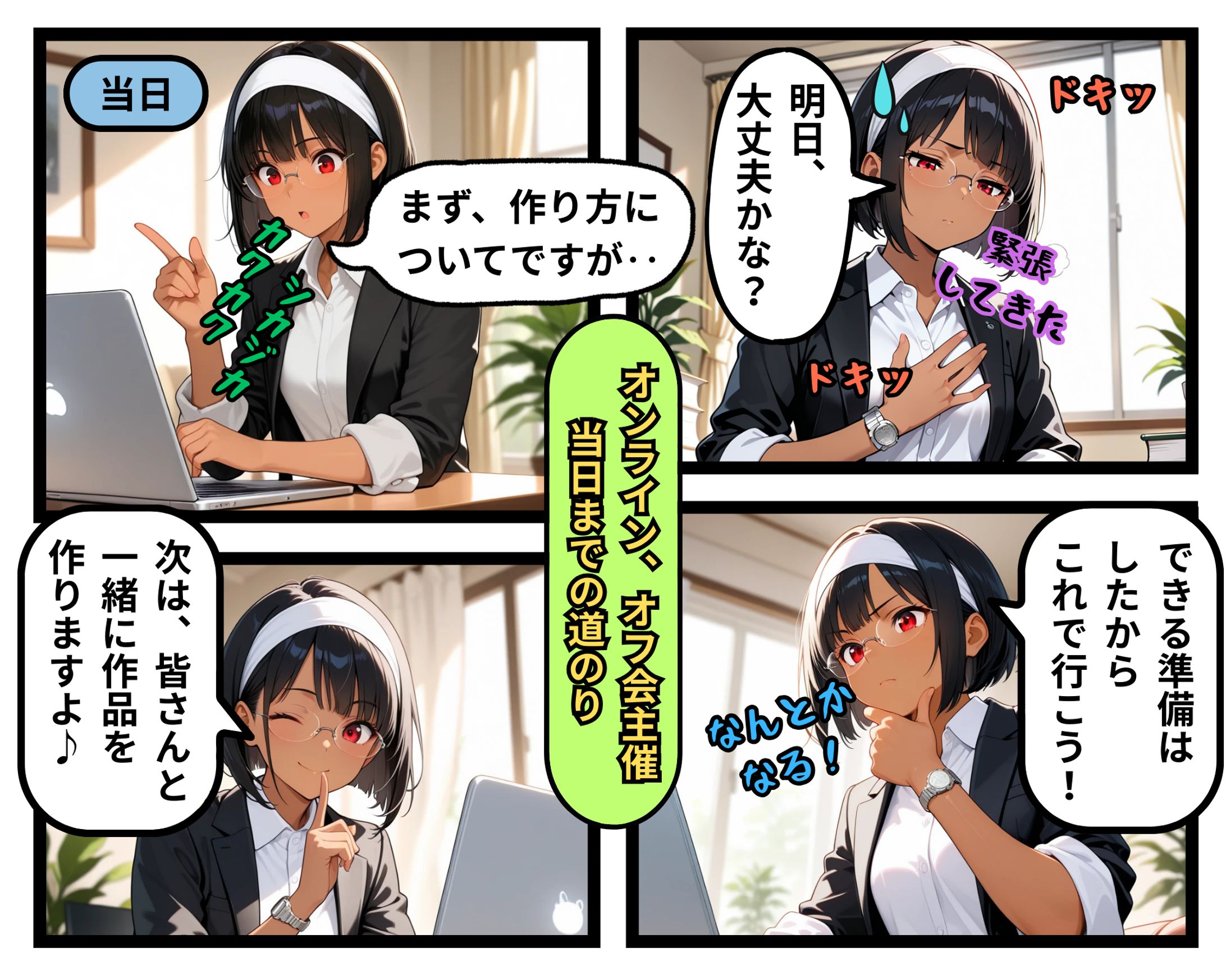 オンライン、オフ会主催。当日までの道のり-1