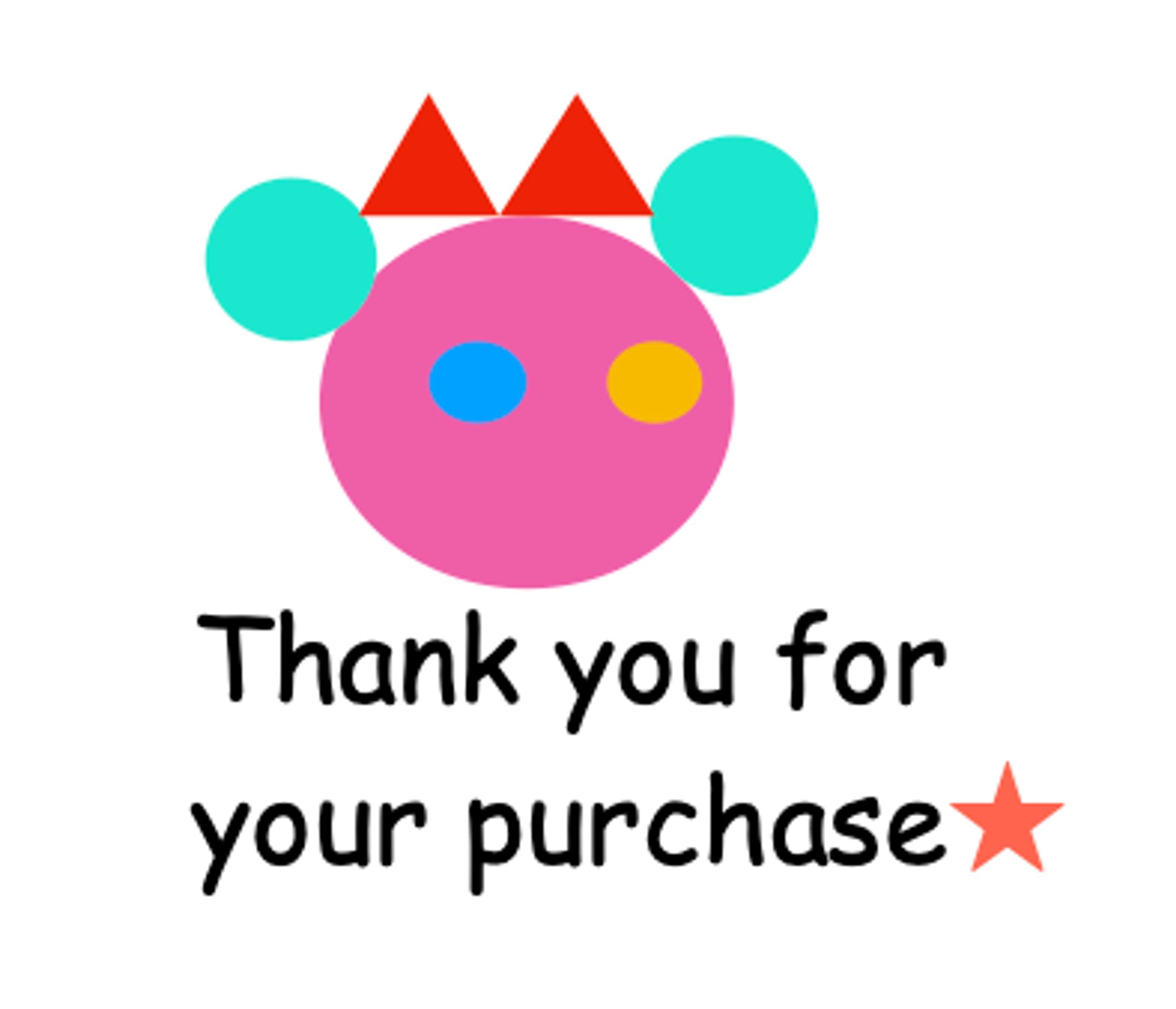 宇宙熊リンダさんThank Youシール画像-1
