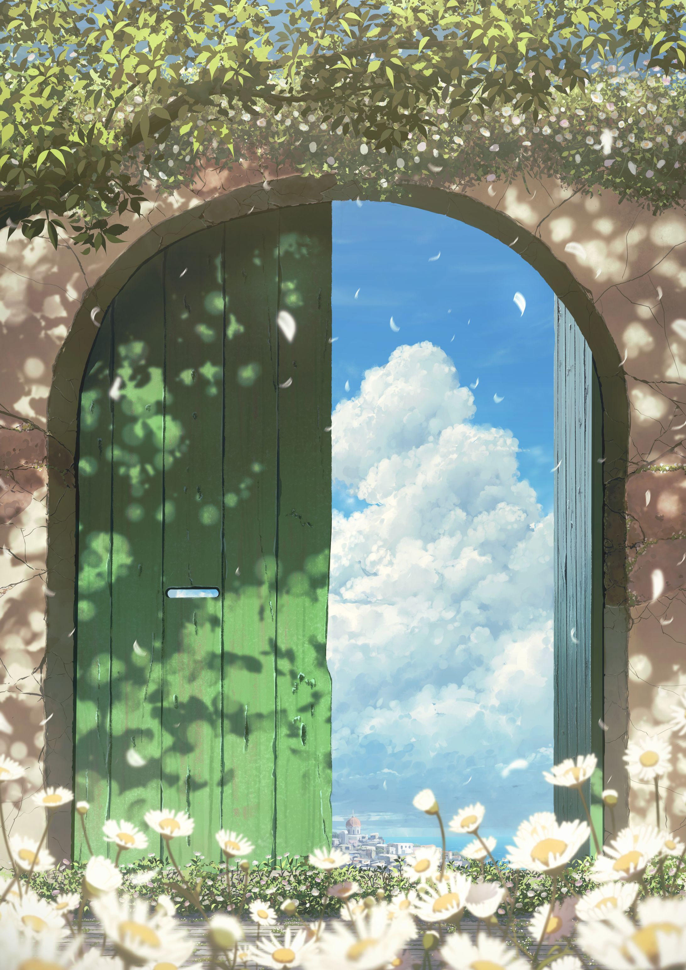 趣味絵 背景差分 昼-1