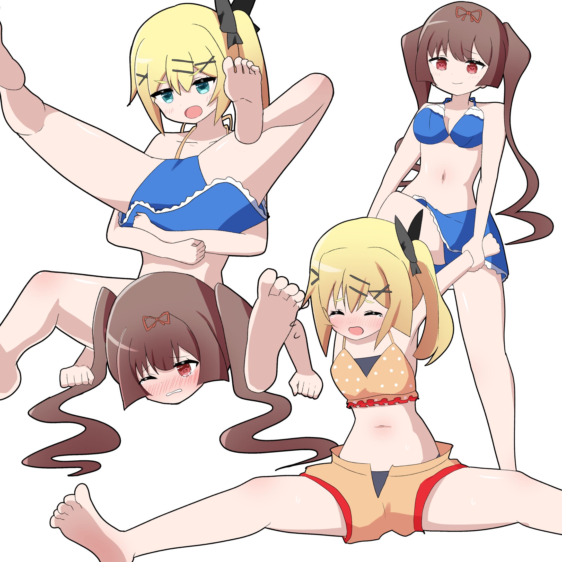 キャットファイト イラスト-1