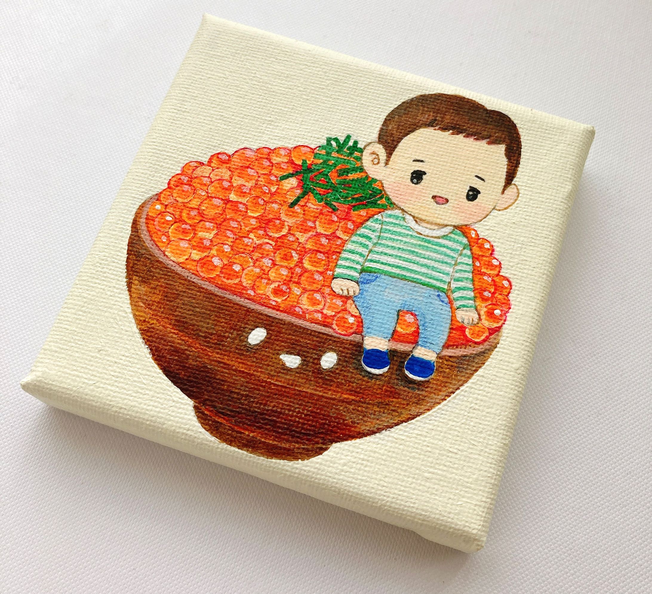 たべもの似顔絵-1