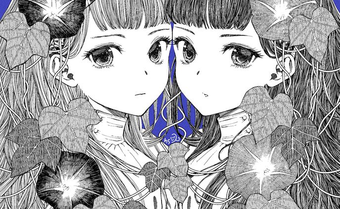 イラストレーション、少女