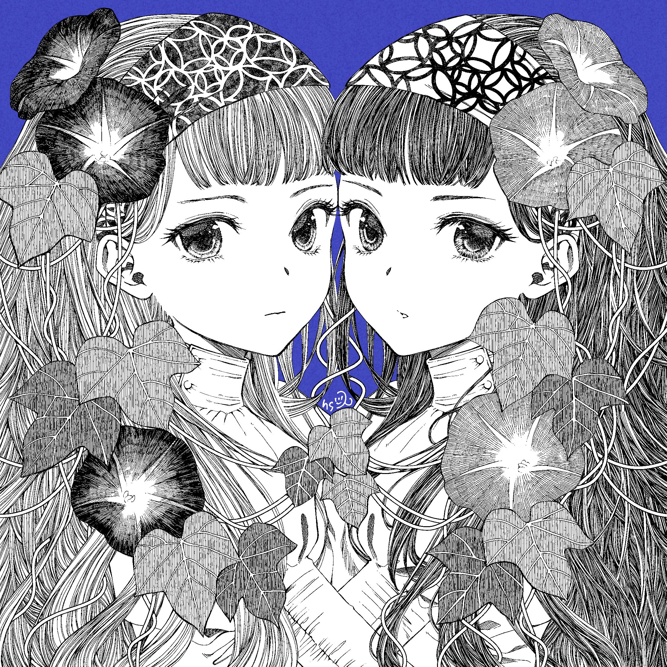 あさがおと双子の少女-1