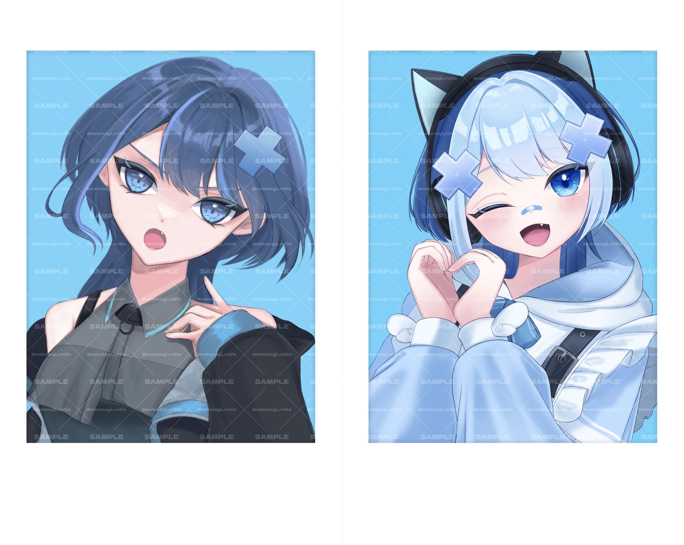 【実績】夏凪ルチア様　グッズ用イラスト制作-1