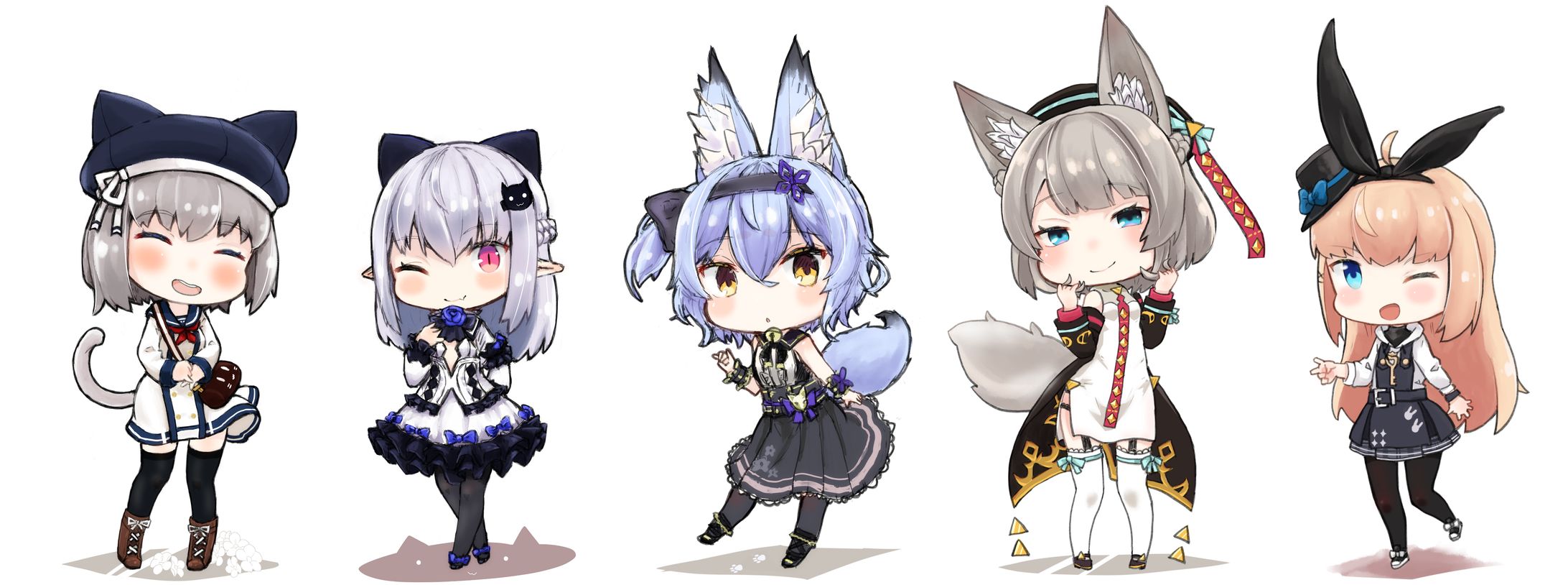 アバターのデフォルメ化イラスト-1