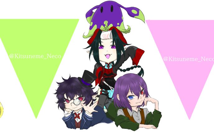 デフォルメキャラクター(12キャラ)