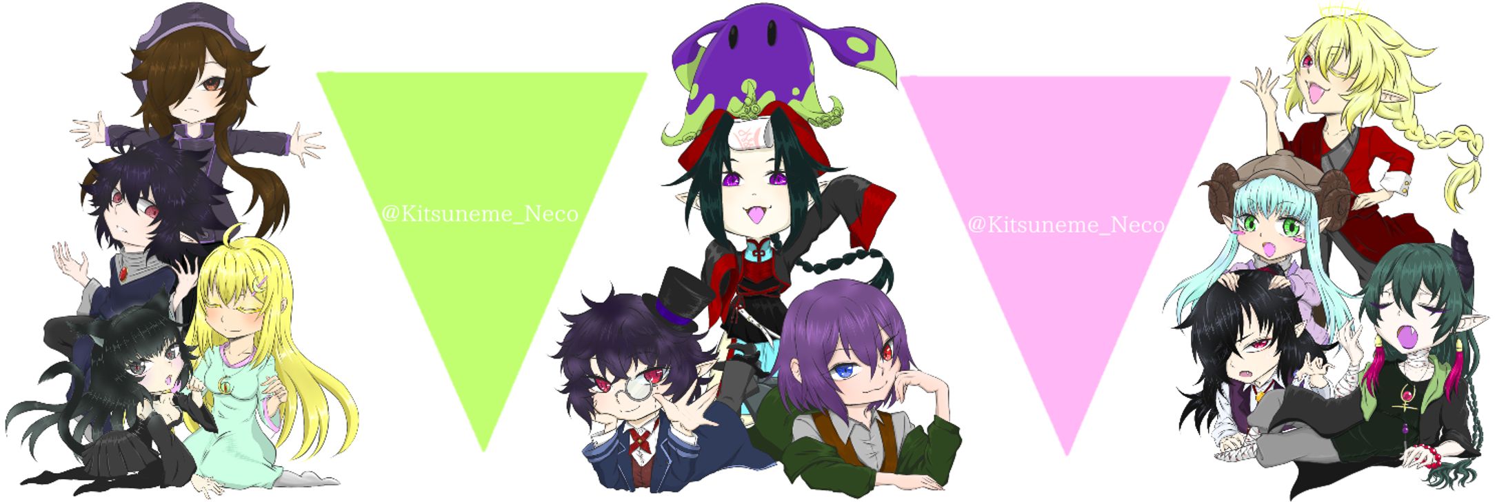 デフォルメキャラクター(12キャラ)-1
