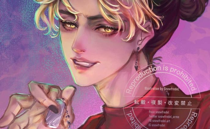 #DTIYS Challenge 2023.
An entry for @golzybladedee
Congratuation for 20K!

All tag >> #golzy20kdtiys

🌸This one was faster finished than the others but heavier chellenge on the coloring.
I was also hesitated if I should do this one but I rarely do the other expression than smiling, that was really fun to try. 

Picture without IG cropped edge will be uploaded to my DA and ko-fi later.

💮Note: Swipe to the right for the closer shot, and the last page for the original.
⭐Like, Save, share, comment are greatly appreciated ⭐ 😇

#drawthisinyourstyle #digitaldrawing #dtiyschallenges 
#팬아트 #artchallenge #cilpstudiopaint  #digitalillustration #커미션  #semirealism #그림챌린지 #디지털드로잉  #일러스트  #落書き
#캐릭터  #madewithwacom #그림 
 @wacom @clipstudioofficial