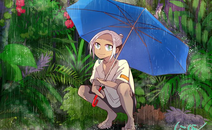 ルグくんと雨