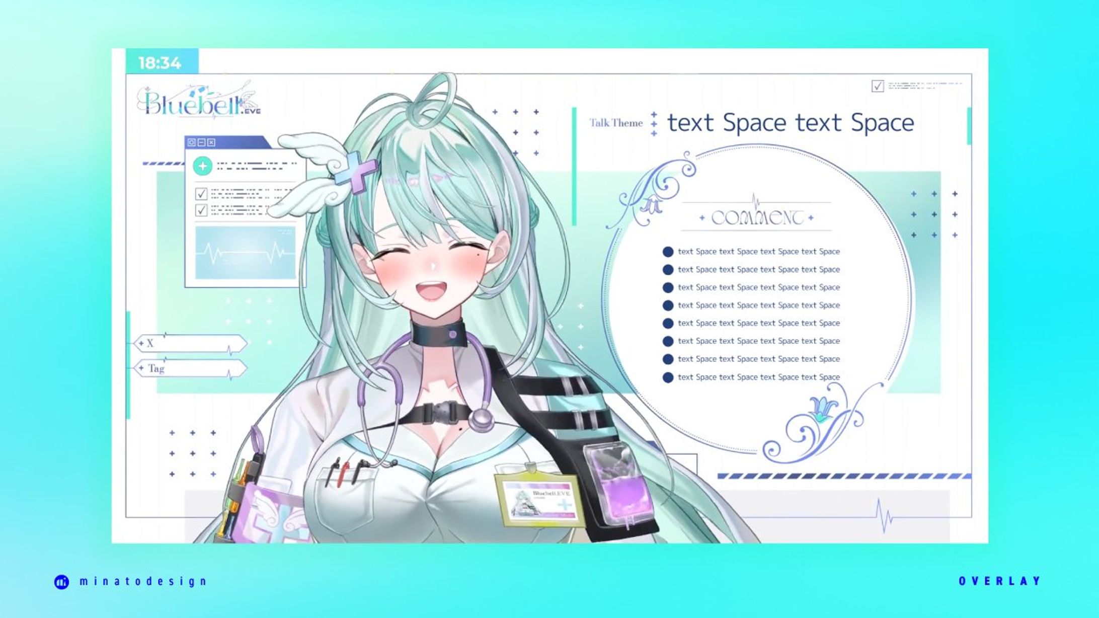 すぺしゃりてEN所属 Bluebell.EVE様 ロゴ、配信素材-1