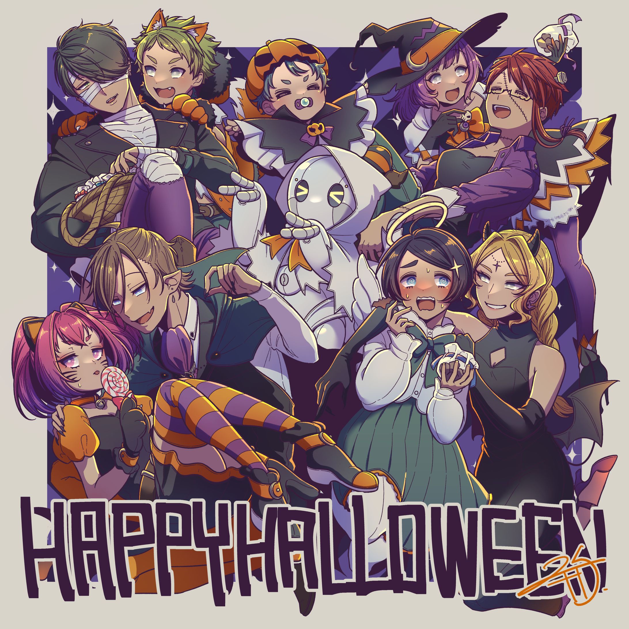 オリジナルイラスト（ハロウィン2023）-1