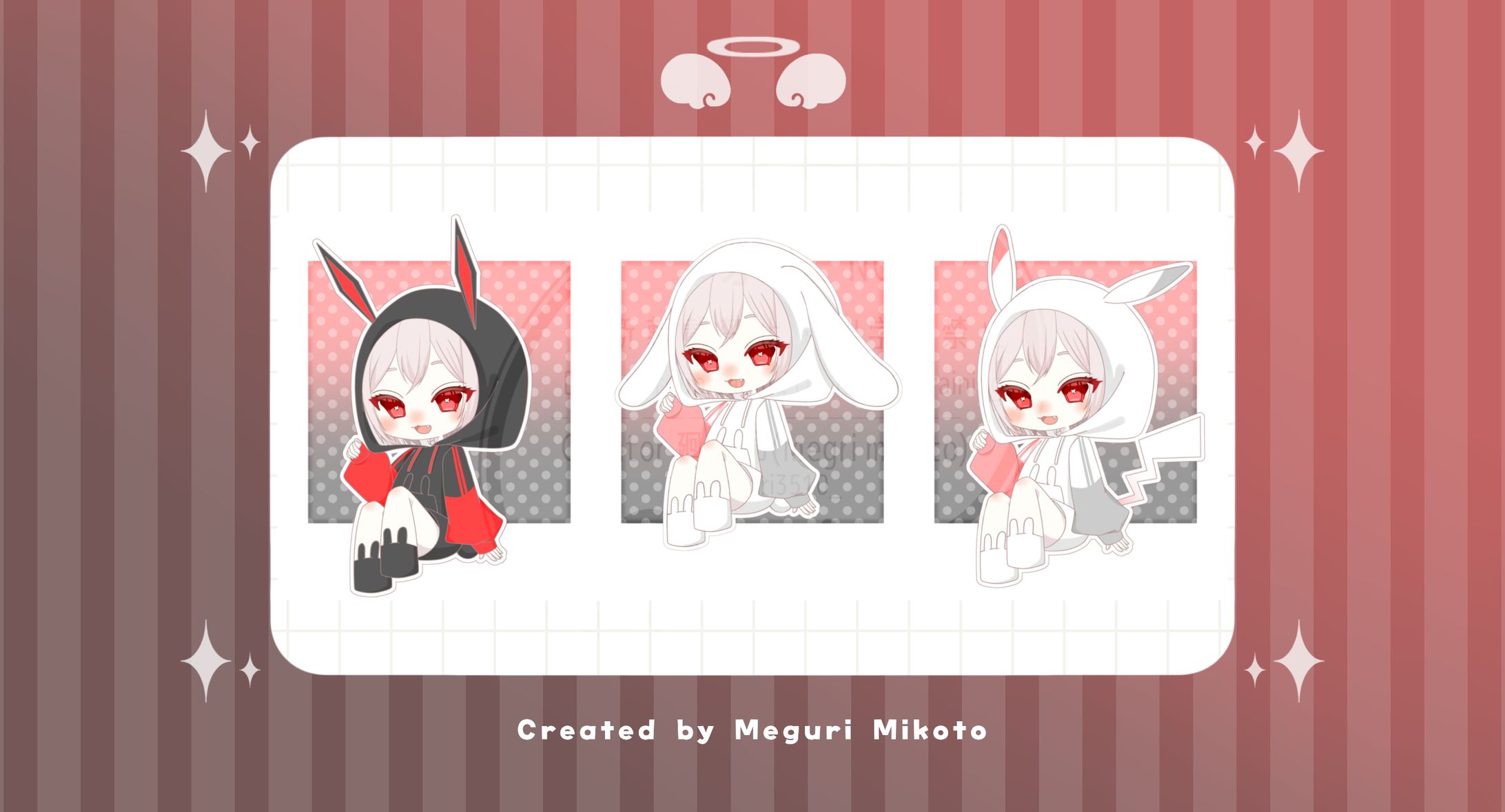 【量産】罰兎らび様《ｹﾓ耳ﾊﾟｰｶｰSD》-1