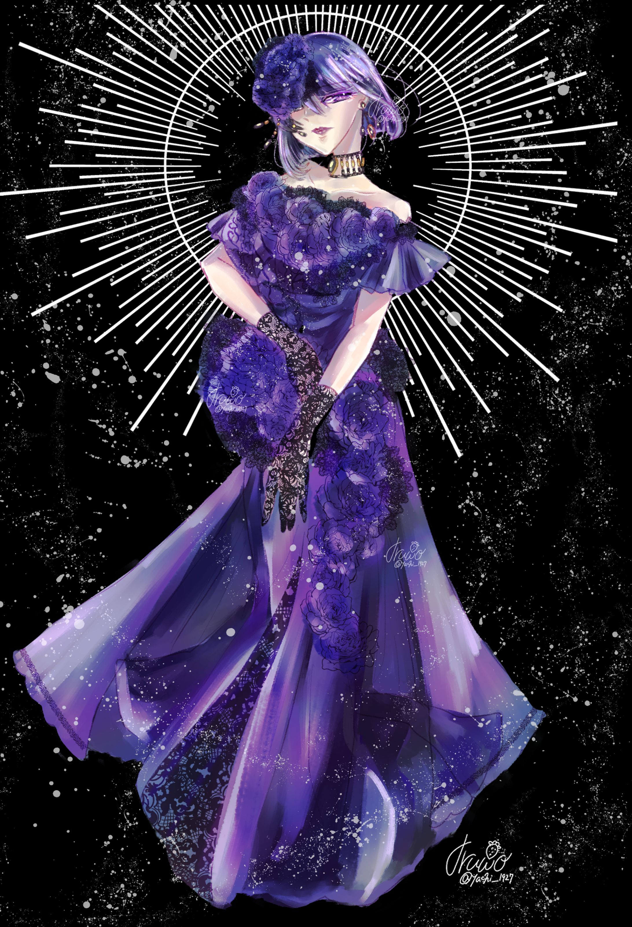 オリジナル　Black and Purple-1