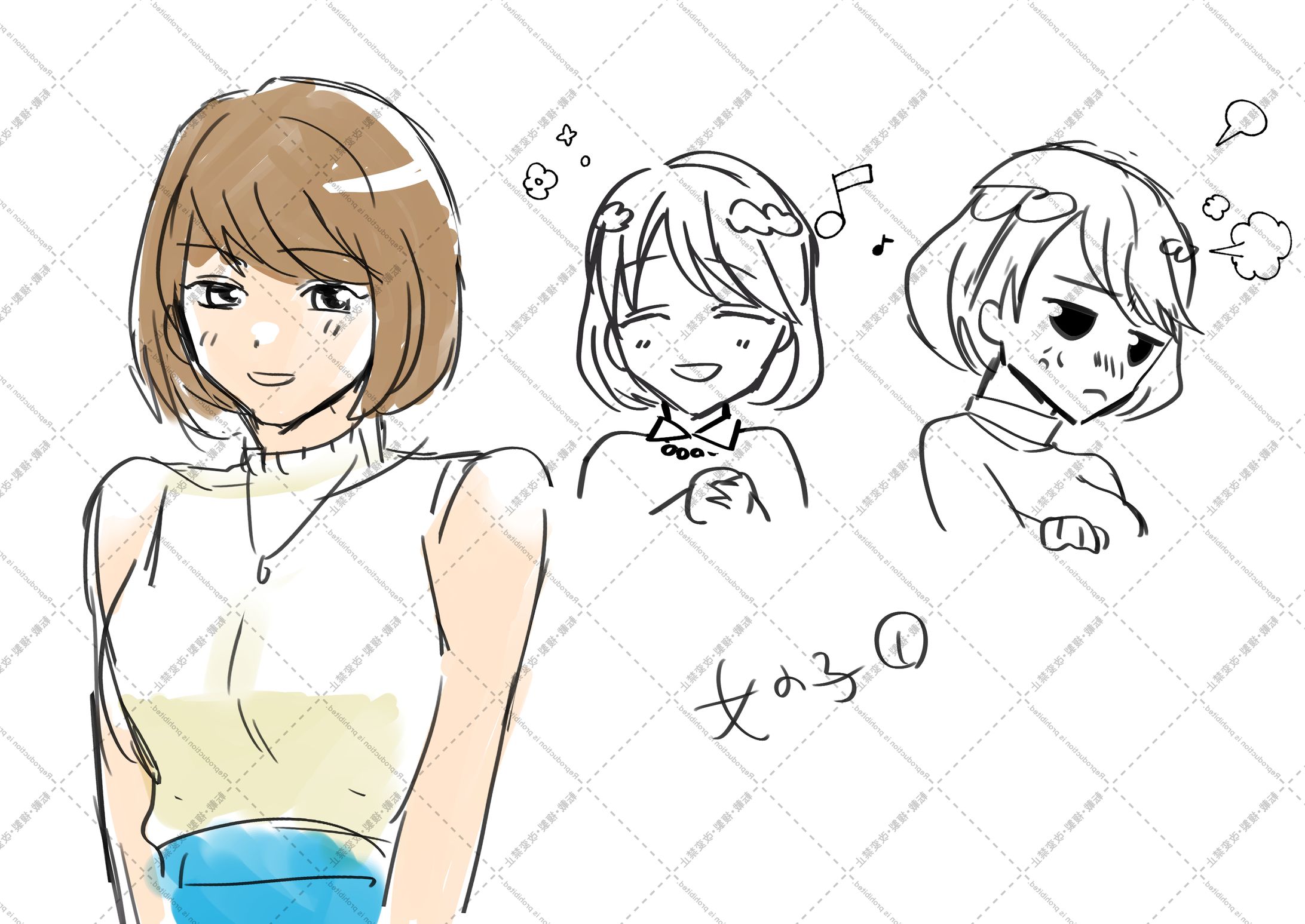 広告用キャラクターデザイン3枚-1