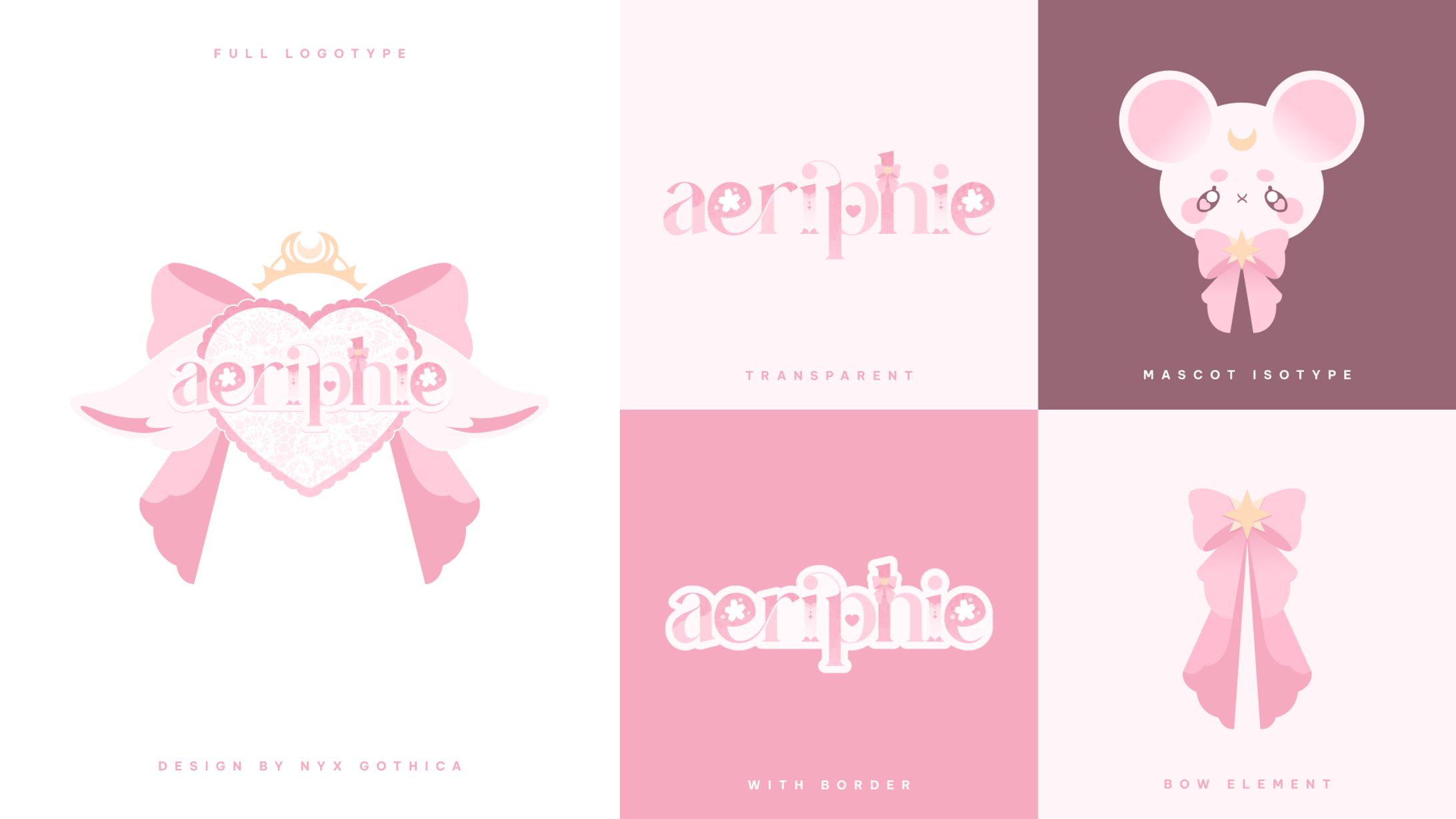 Logo for Pink VTuber | Aeriphie-1