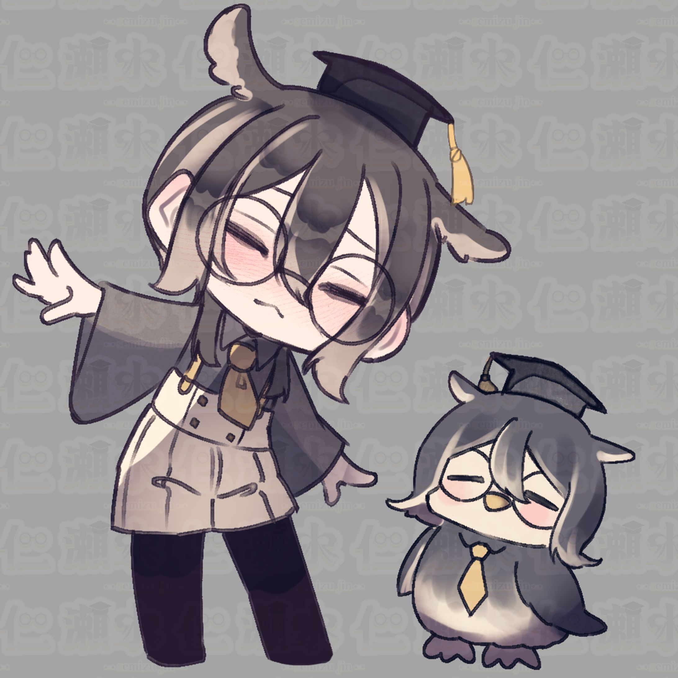 ミニキャライラスト　瀬水仁-1