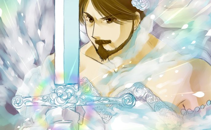 【自創作】OC（近衛師団長）（ウェディングドレスパロ）