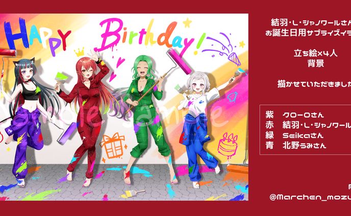 納品物、vtuber様