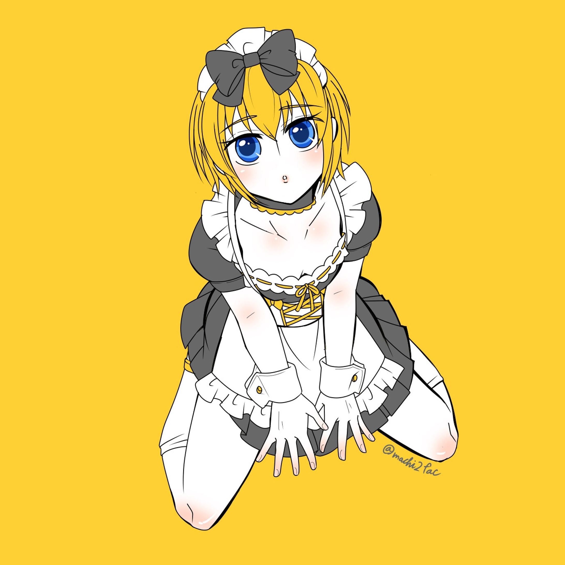 オリジナルイラスト「メイド」-1