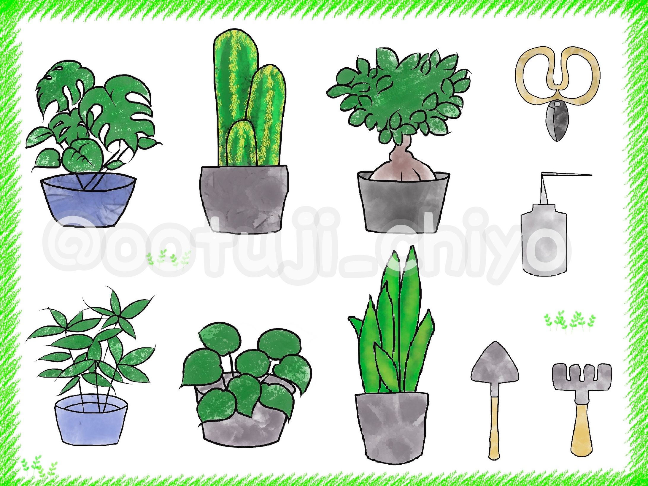 植物 フリー素材-1