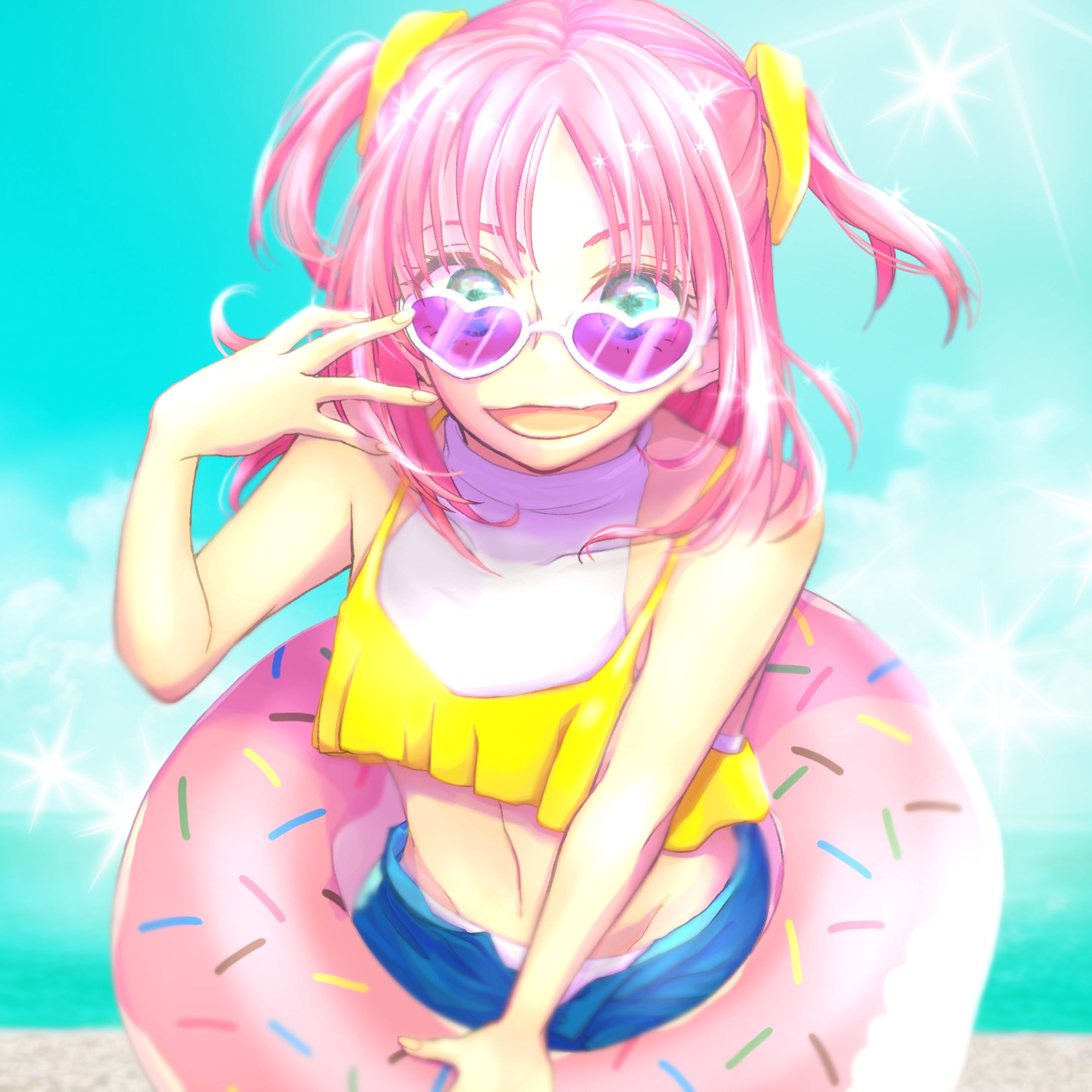 ピンク髪の男の娘-1