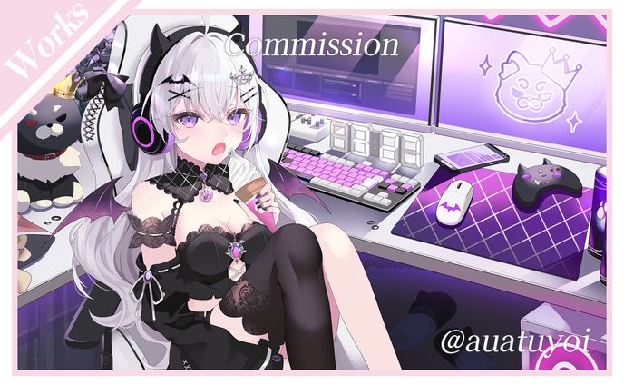 〖works〗七瀬れな様 キービジュアルイラスト