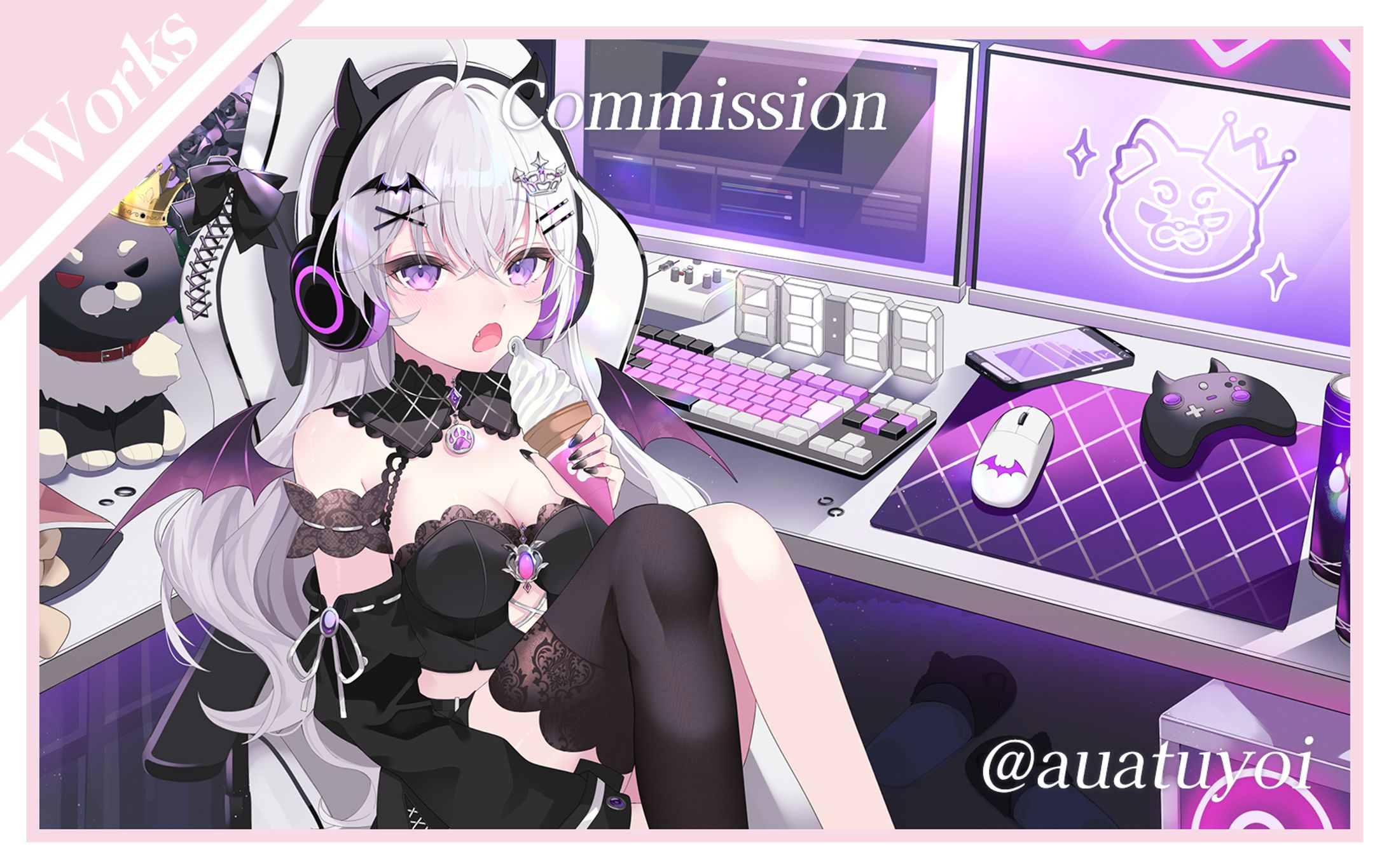 〖works〗七瀬れな様 キービジュアルイラスト-1