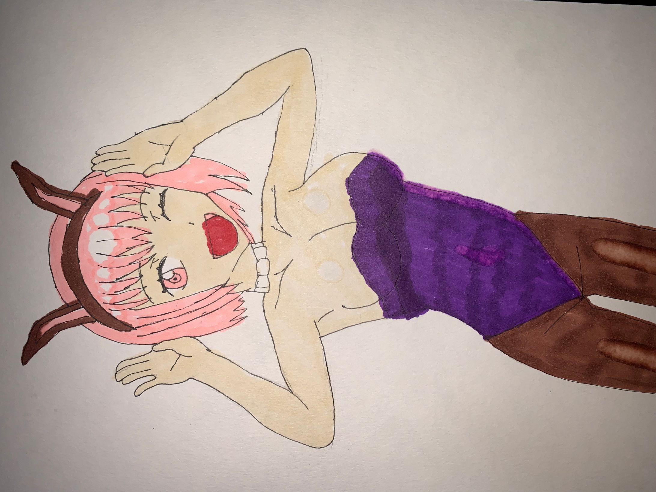 アナログでバニーガールのアカネちゃん-1