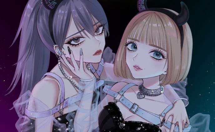 digital art、ショート動画