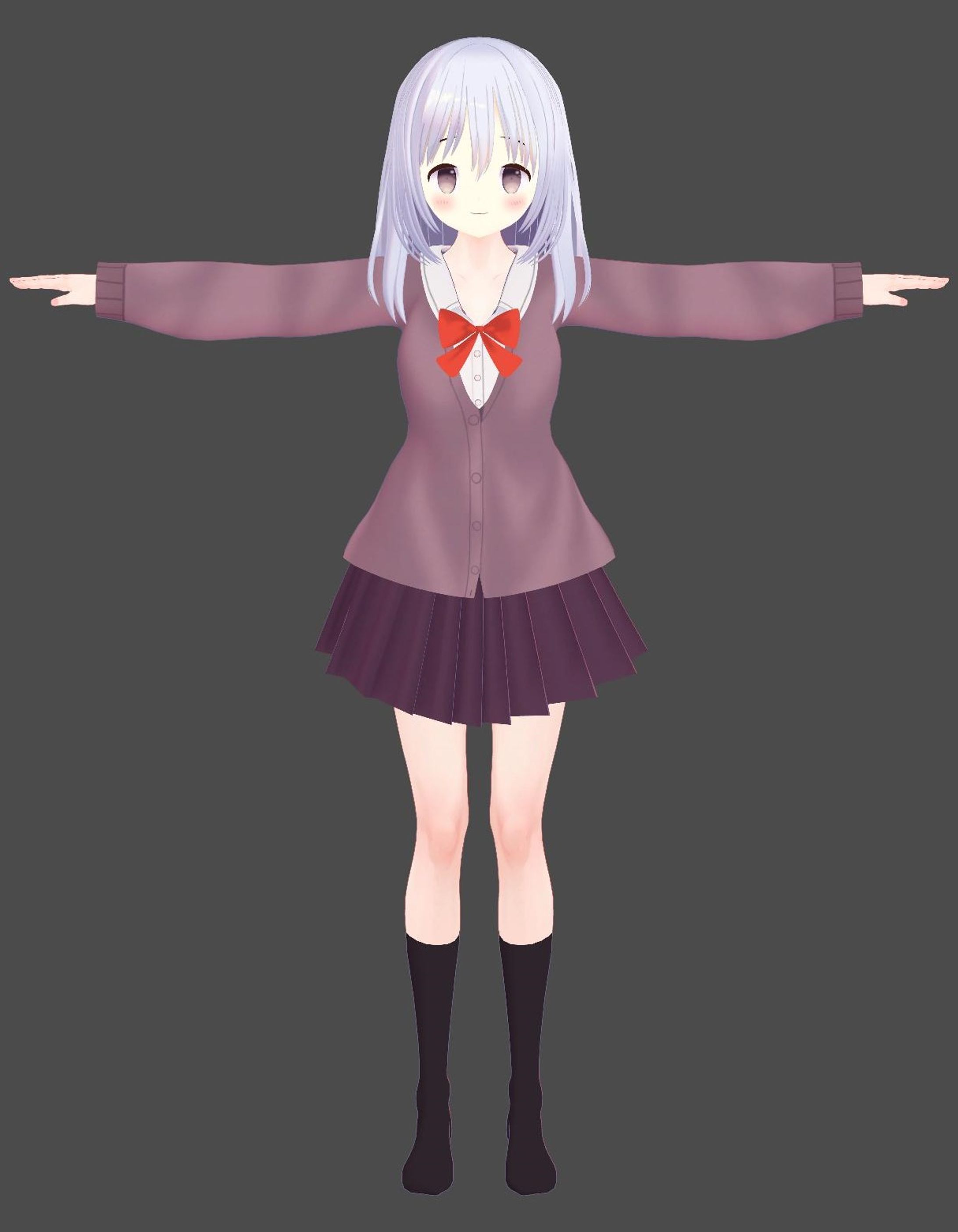 自作ゲーム用キャラクターモデル-1