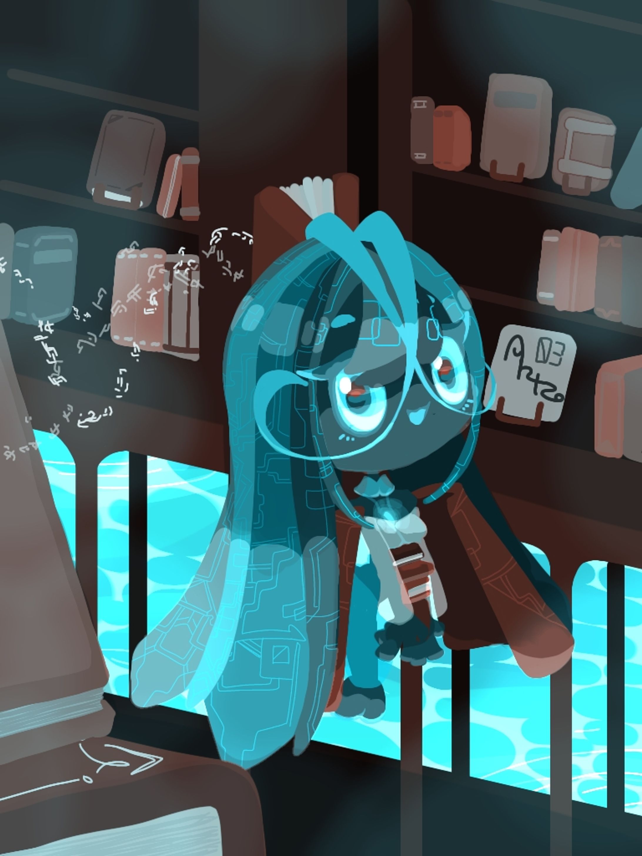 illustration_03 "Mermaid robot"-1