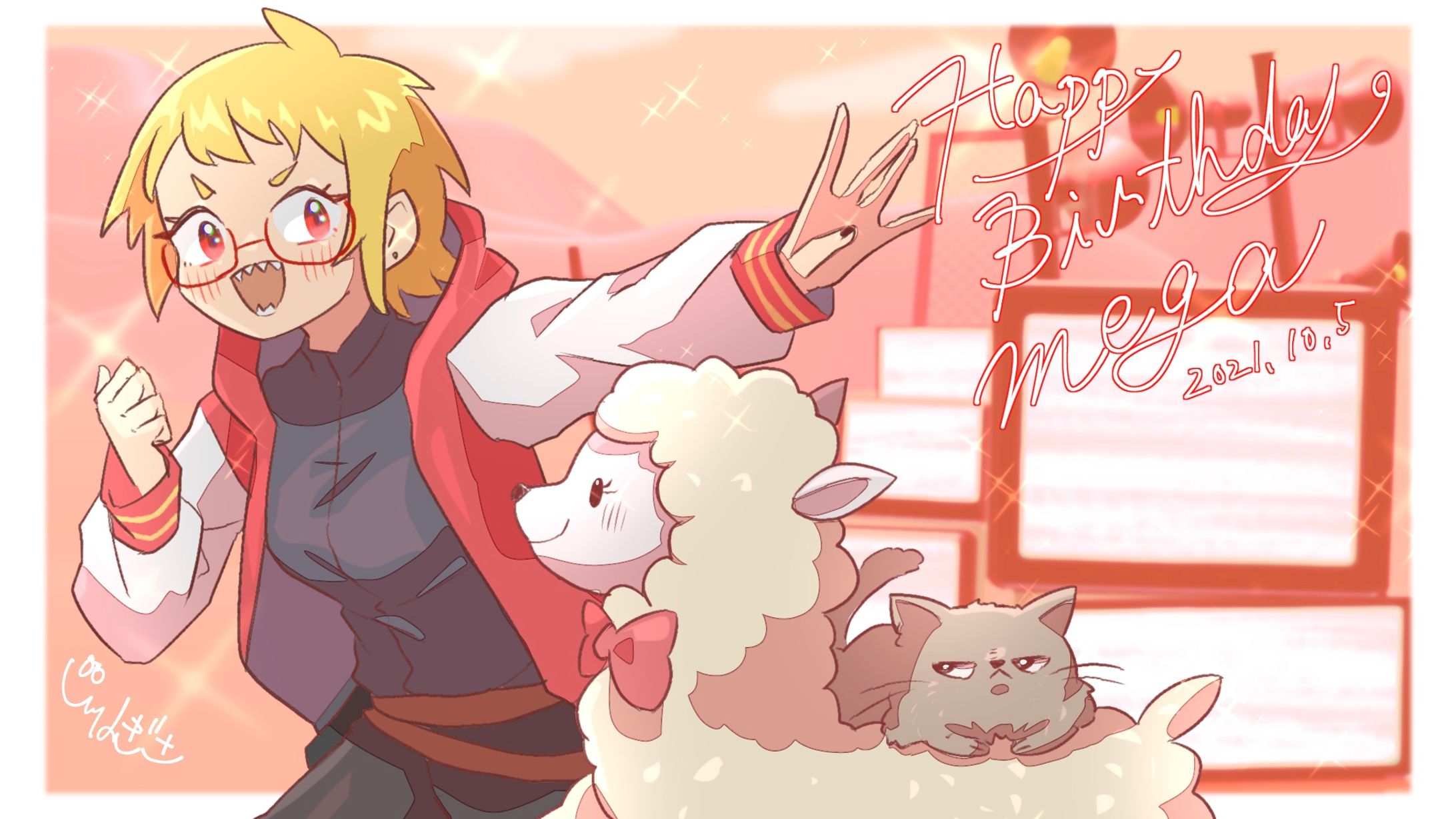 fanart_megaちゃん誕生日記念-1