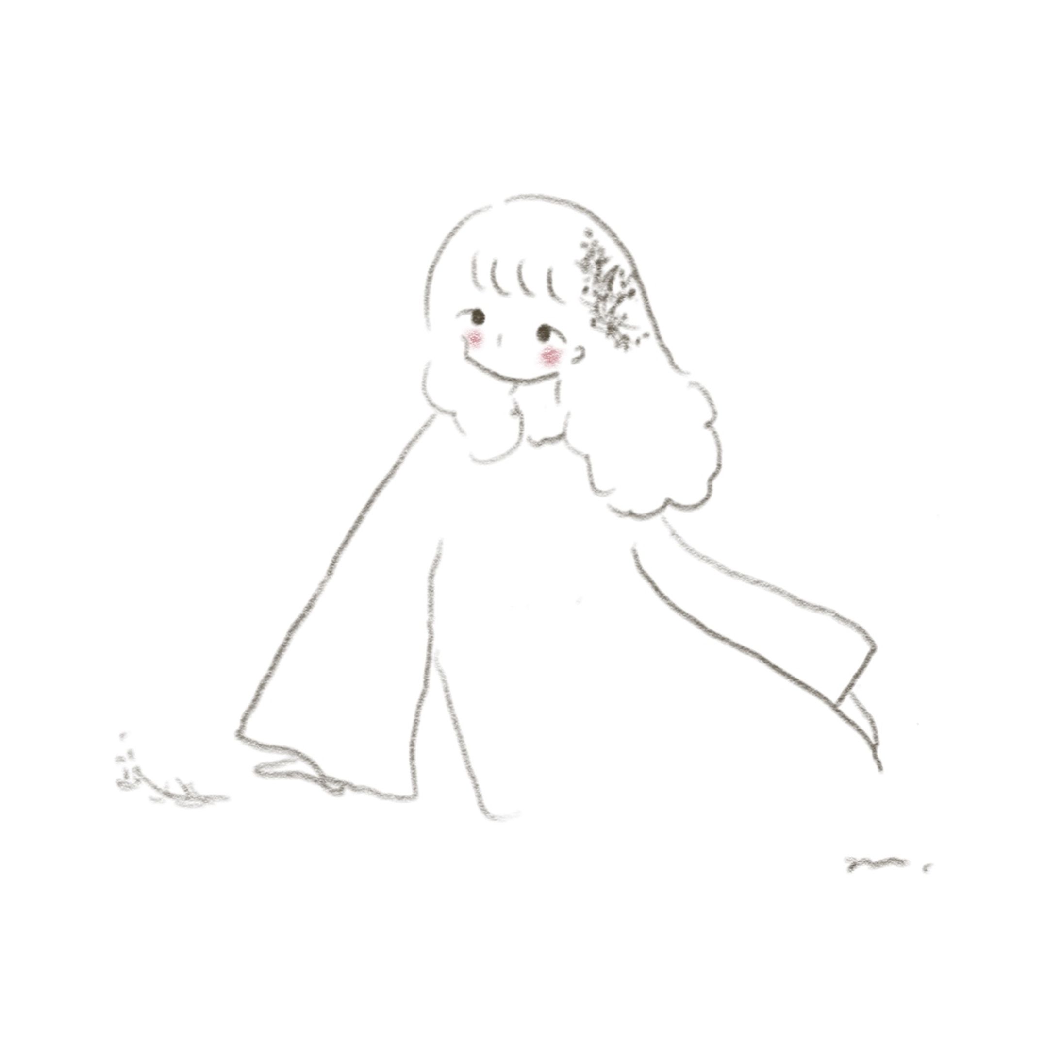 ✏️風の女の子集-1
