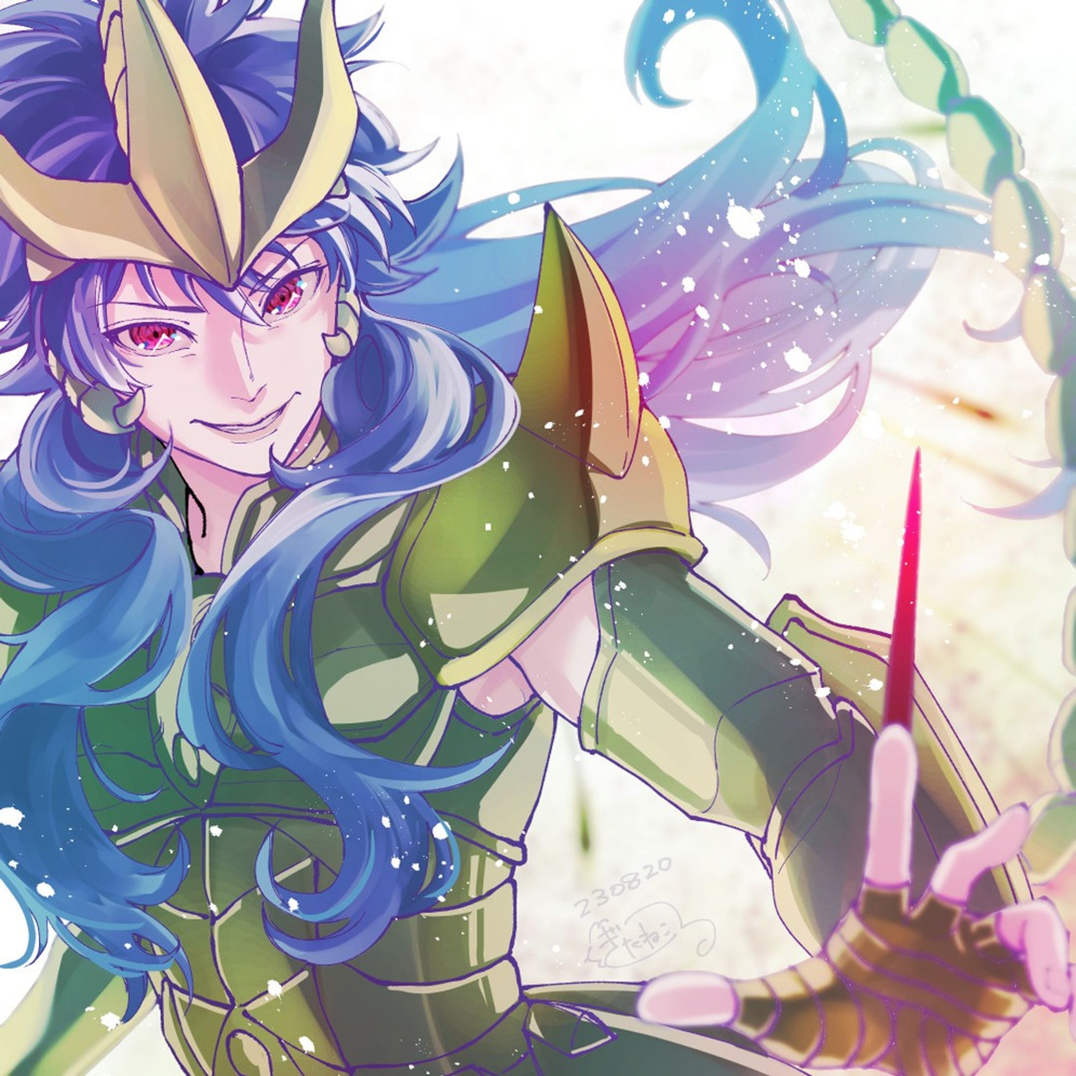 誕生日にリク募集して描いたもの③
聖闘士星矢 ロストキャンバス 蠍座のカルディア
#二次創作 #fanart #イラスト #illusutration #聖闘士星矢 #聖闘士星矢ロストキャンバス #蠍座のカルディア-1