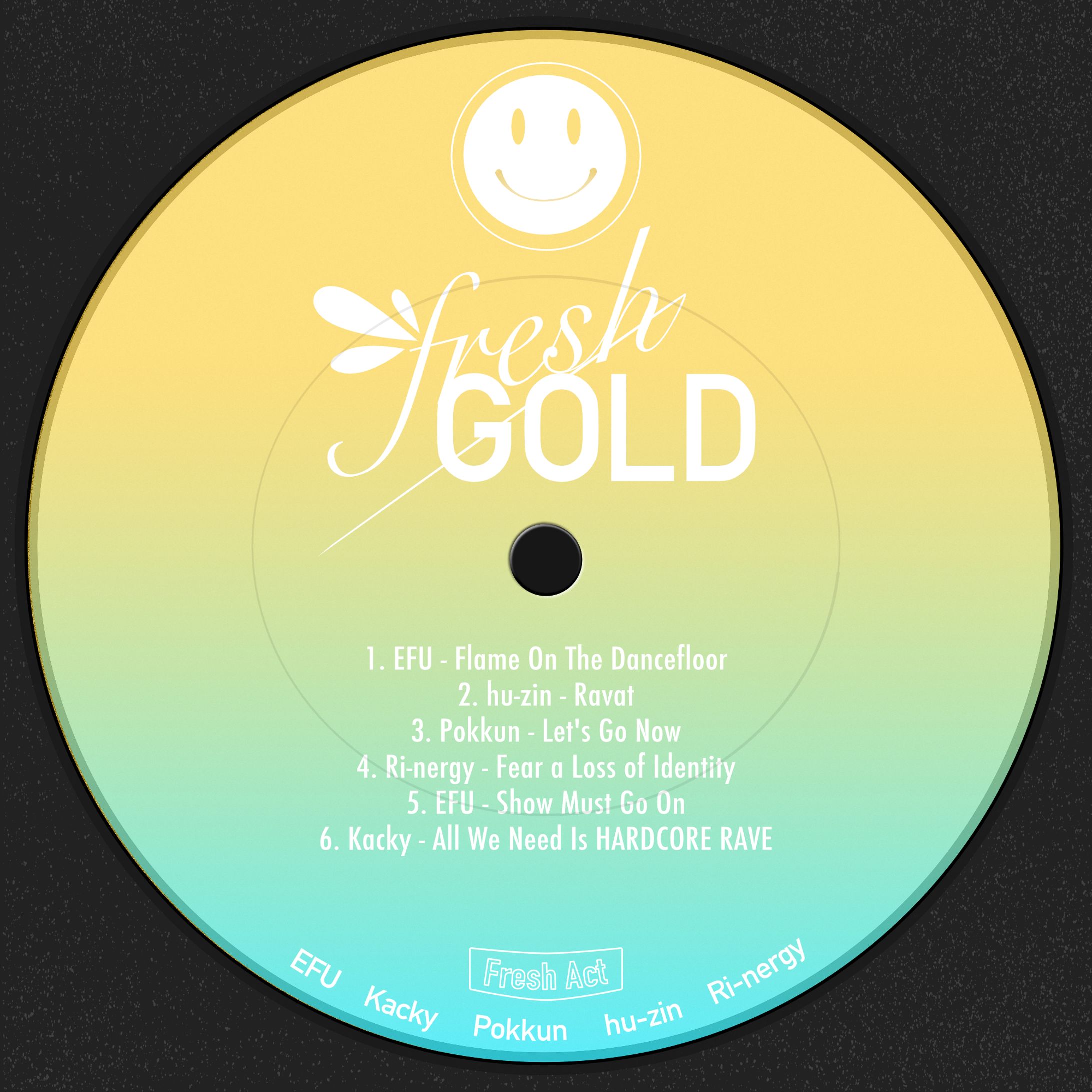「fresh/GOLD」アートワーク・ロゴ作成-1