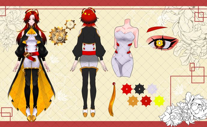 文月ロエン様　女性Vモデルお仕立て
