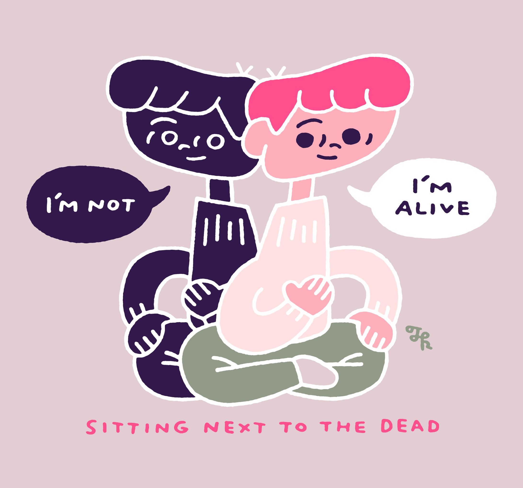 SITTING NEXT TO THE DEAD-1
