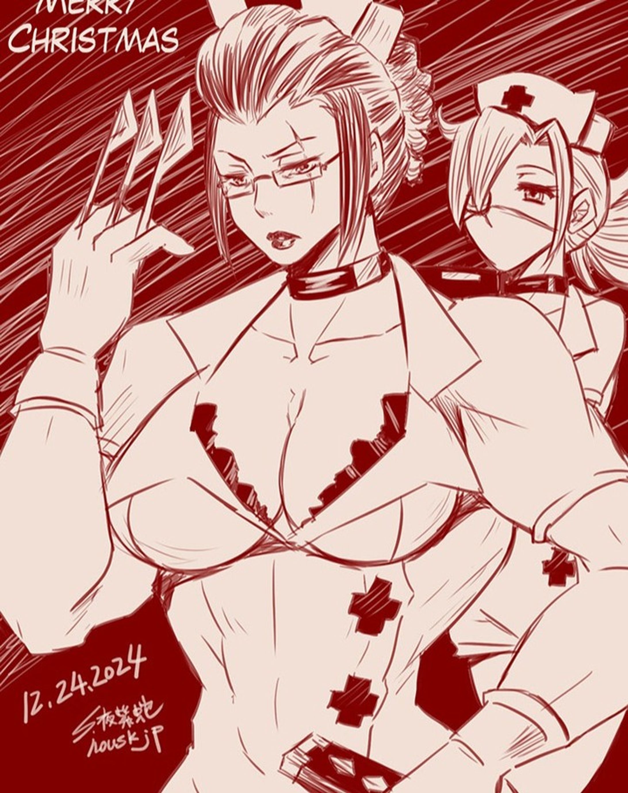 Merry Christmas
#skullgrils #skullgirlsfanart #femalemuscleart-1