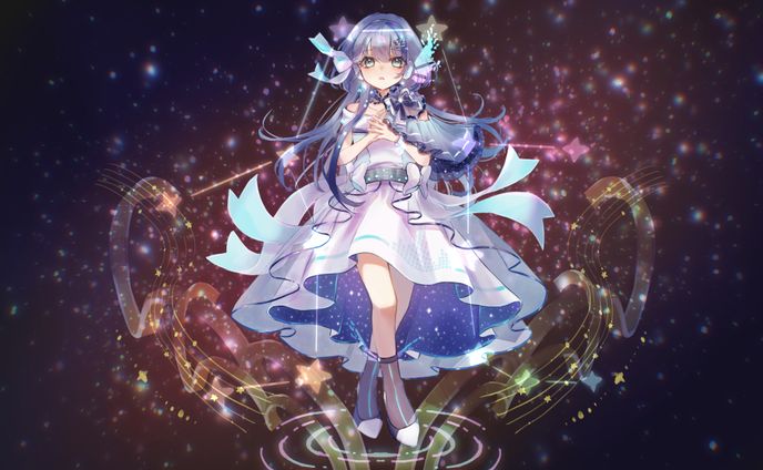 星天綴り　MVイラスト