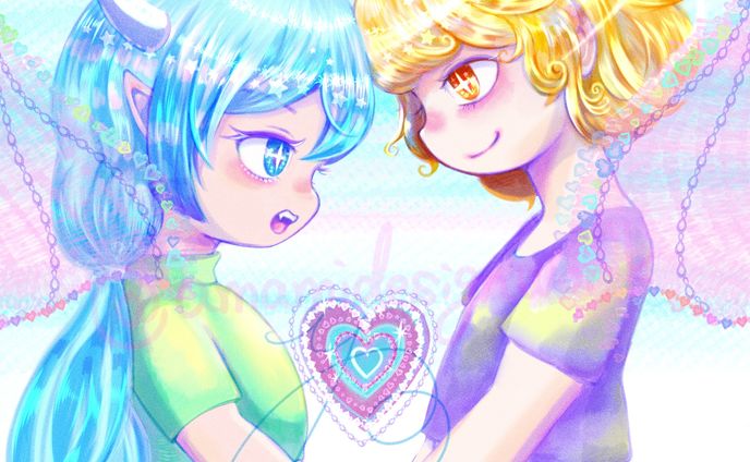 竜の悪魔と天使のあの子。
Dragon Devil and Angel Child.

 #illustration #イラスト #illustrationmaking #イラストメイキング動画