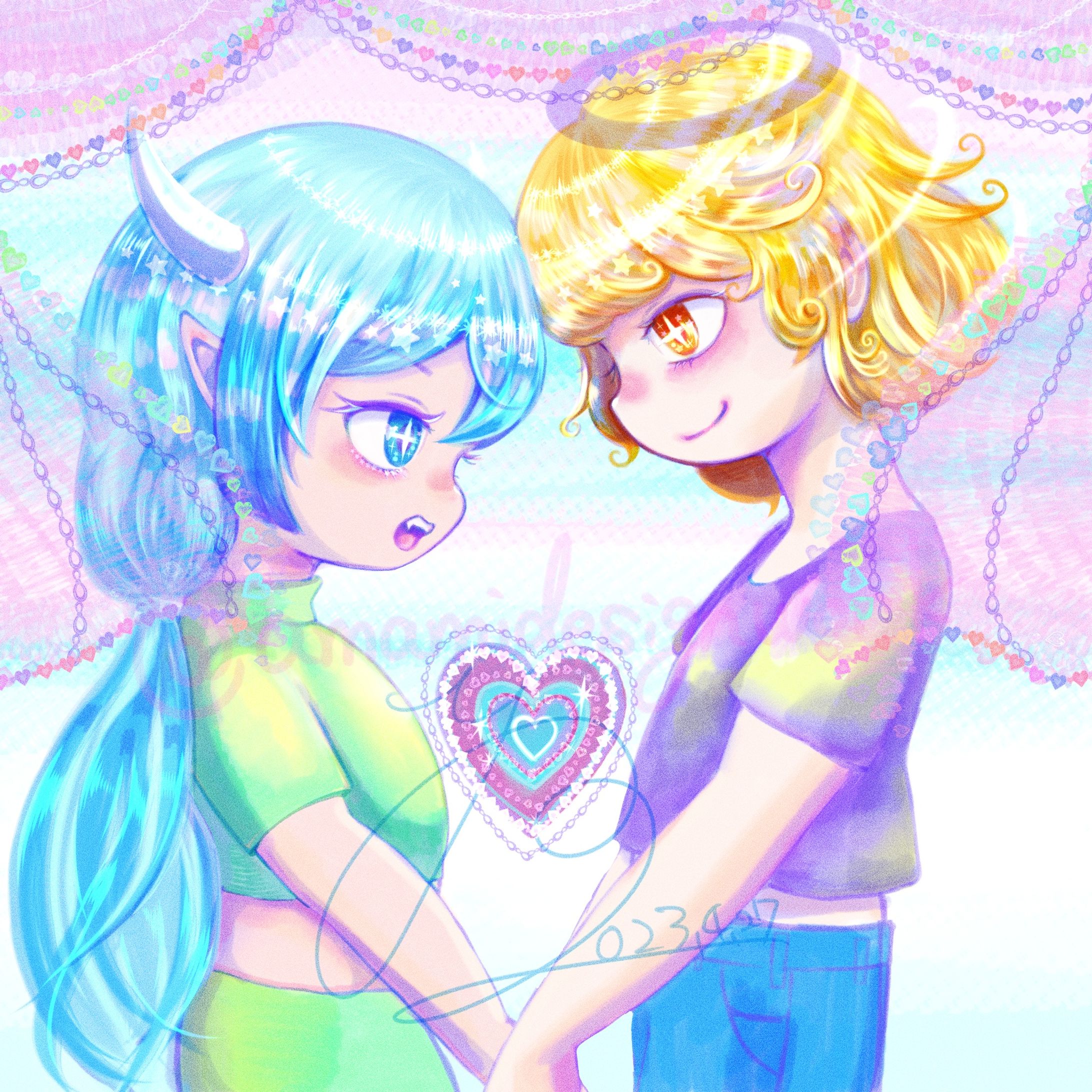 竜の悪魔と天使のあの子。
Dragon Devil and Angel Child.

 #illustration #イラスト #illustrationmaking #イラストメイキング動画-1