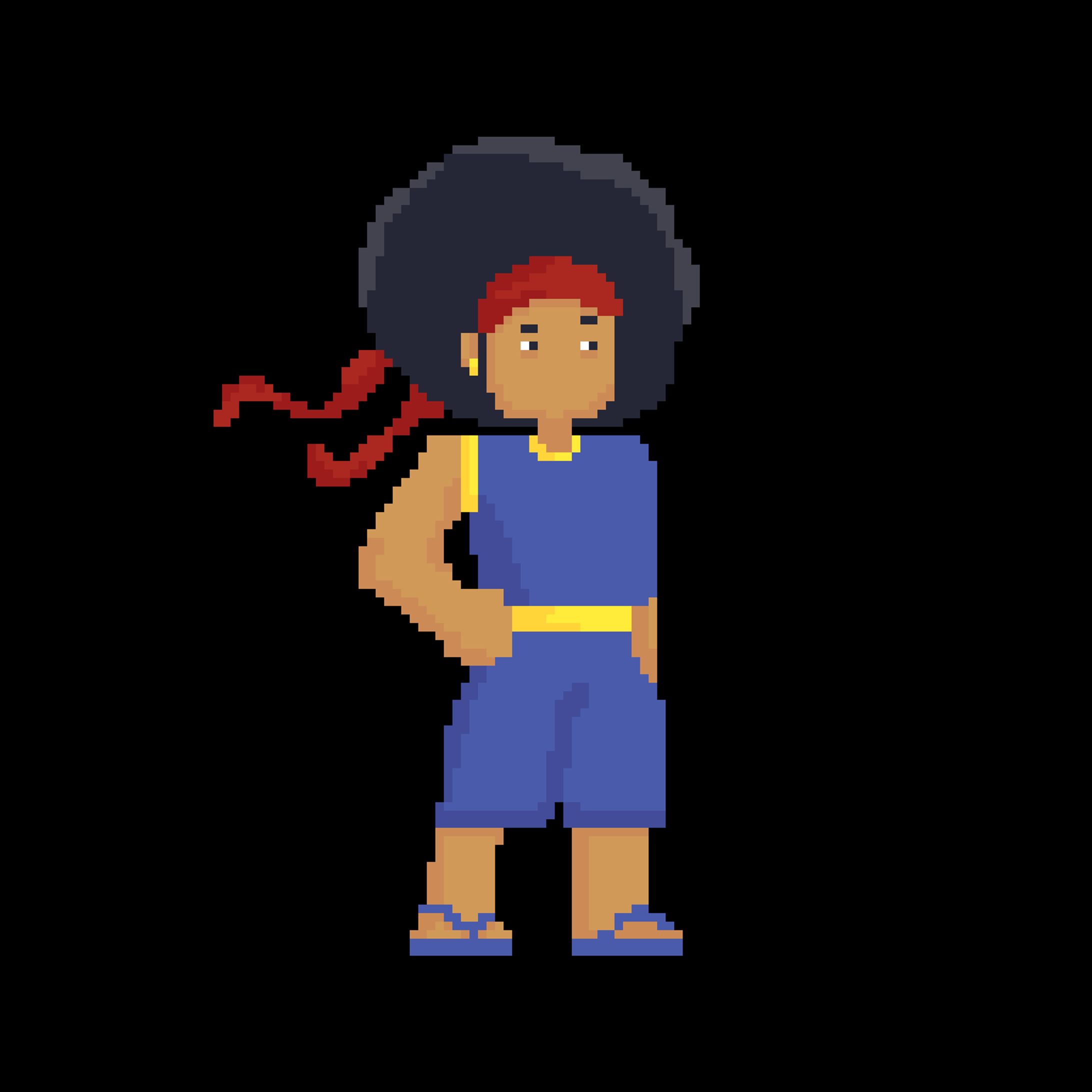 2D Running Pixel Animation-1