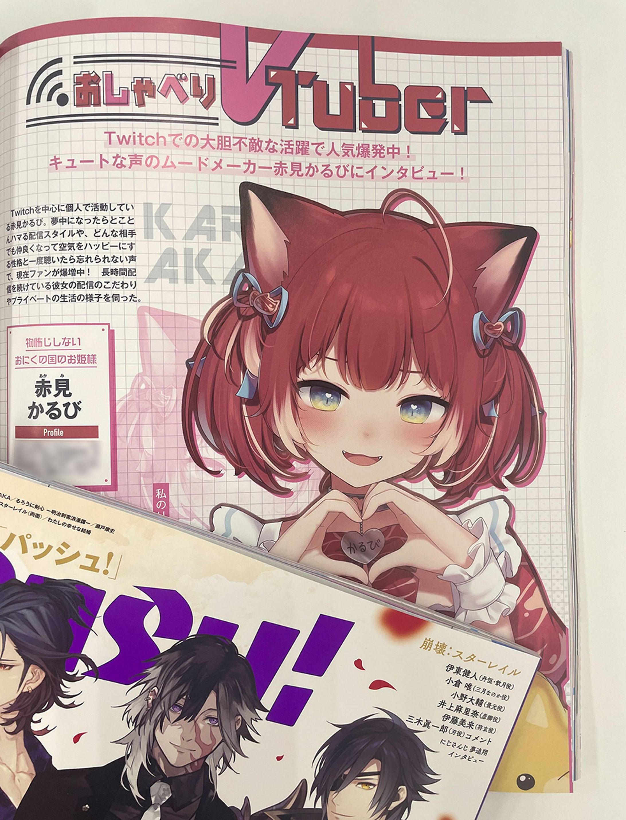 PASH!2023年10月号　赤見かるびインタビュー特集-1