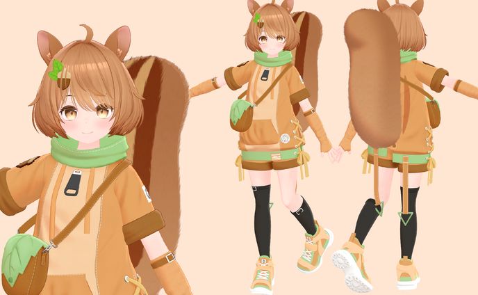 VRChatアバター ポワン