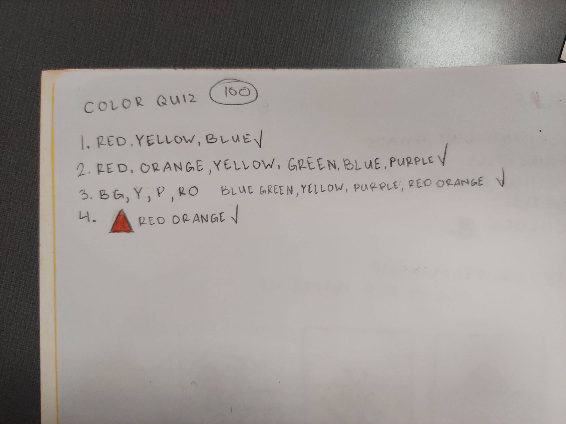 color quiz-1
