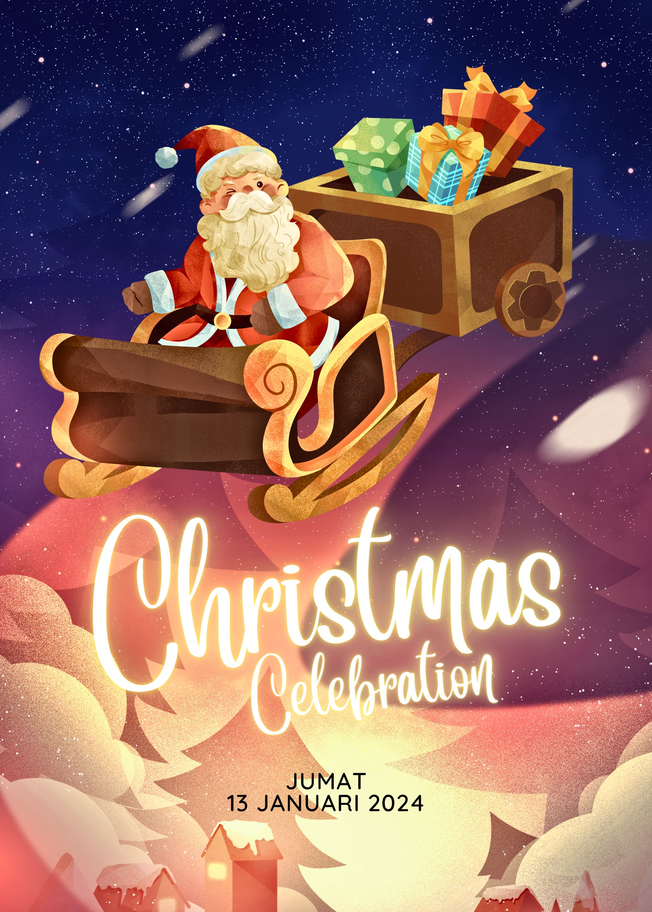 Poster Design - Christmas Party-1